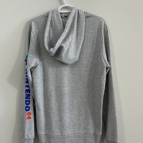 Grey Nintendo 64 x Jack & Jones Hoodie Sweater - Picture 4 of 5